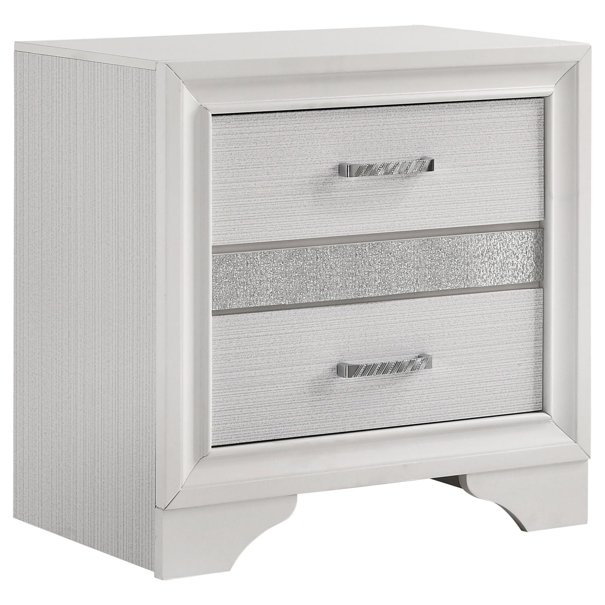 Miranda 5-piece Bedroom Set with 51-inch Wood Storage Panel Bed - Queen, White