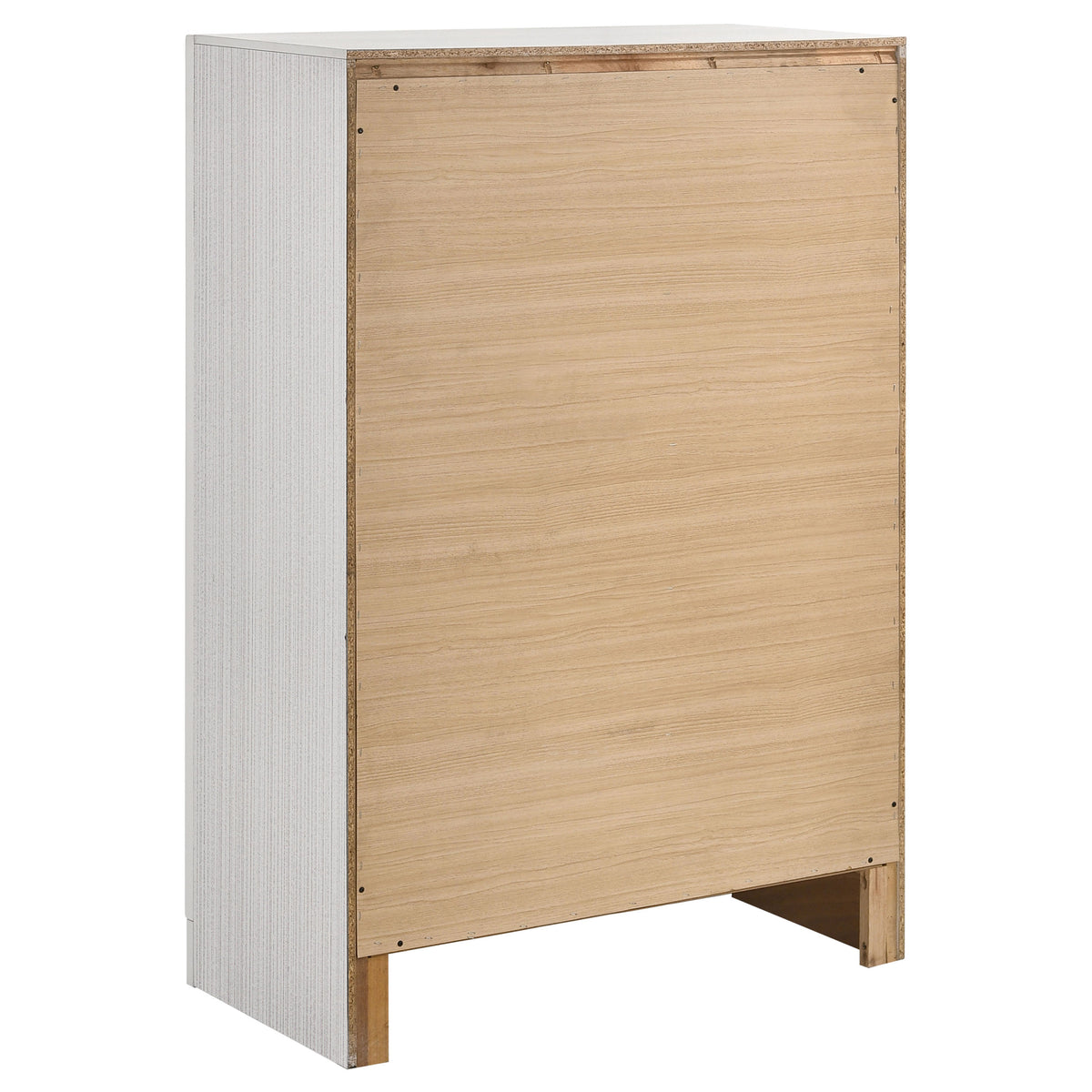 Miranda 5-piece Bedroom Set with 51-inch Wood Storage Panel Bed - Twin, White