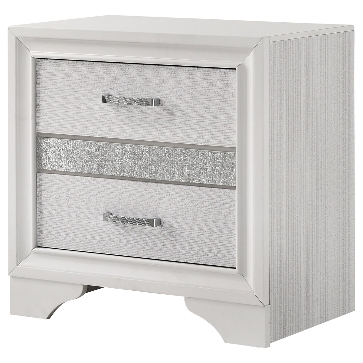 Miranda 3-drawer Nightstand Bedside Table - White