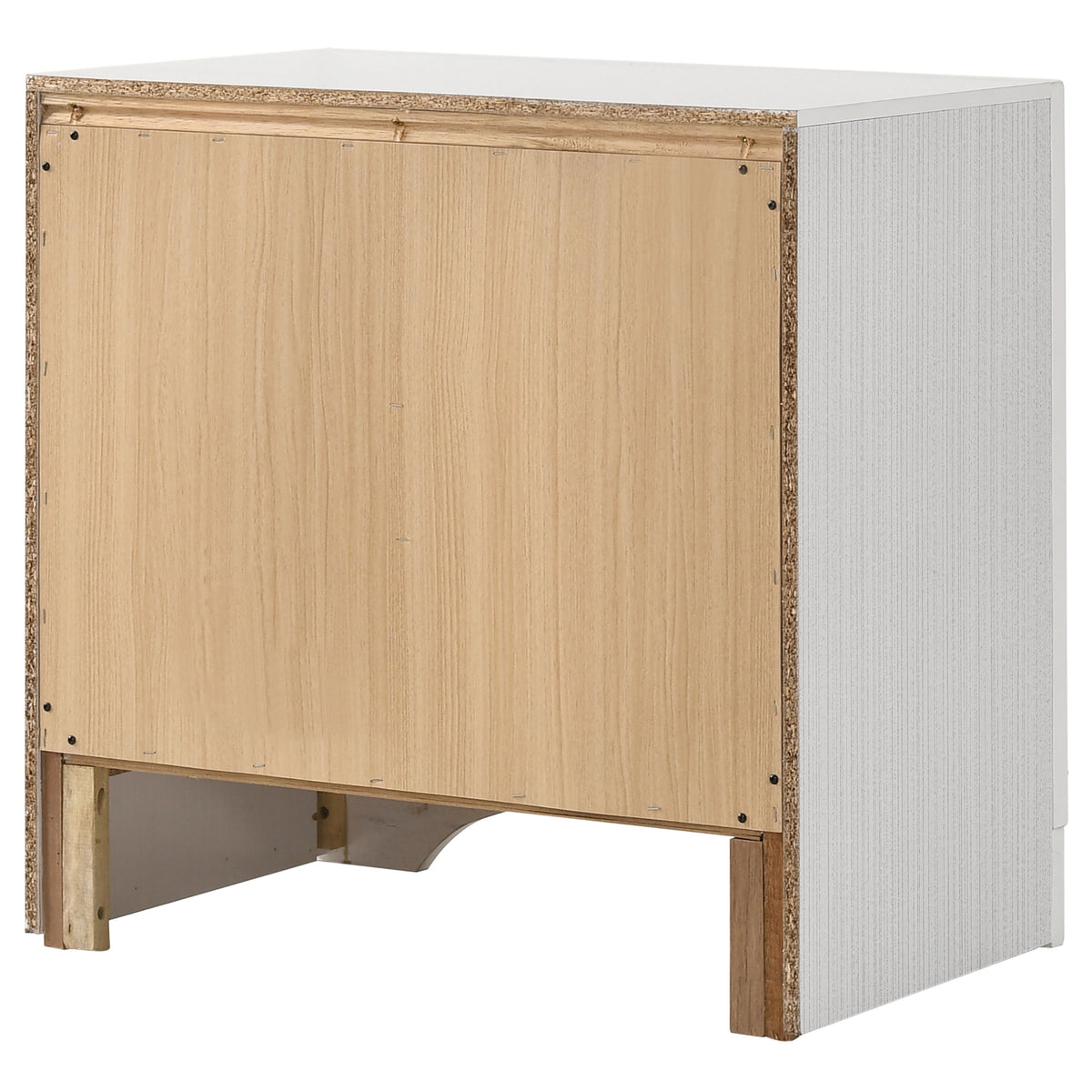Miranda 3-drawer Nightstand Bedside Table - White