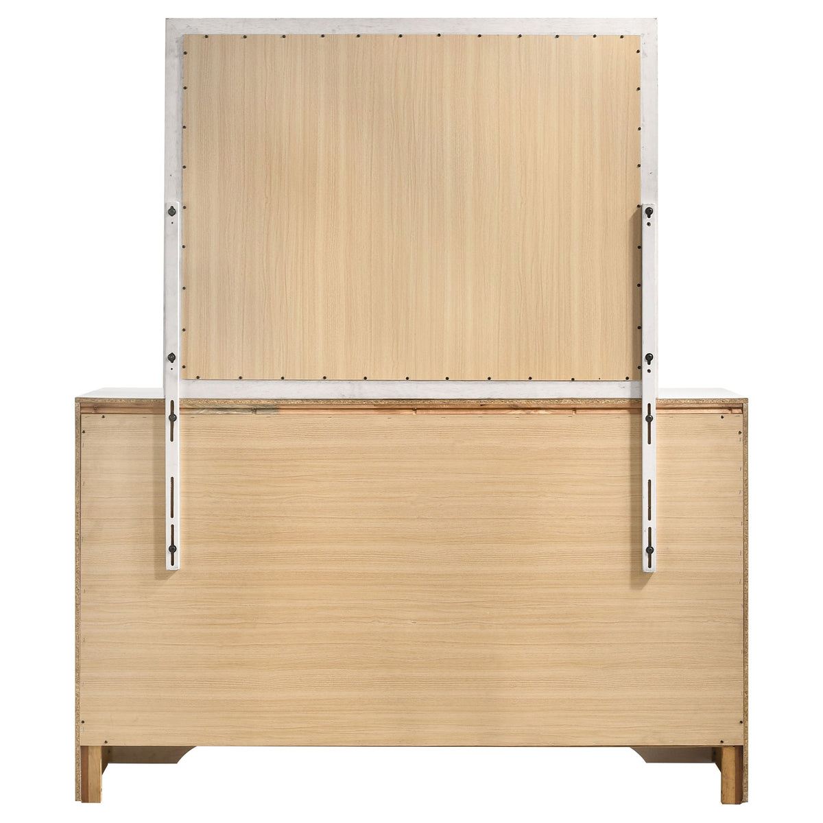 Miranda 9-drawer Dresser - White, With Mirror
