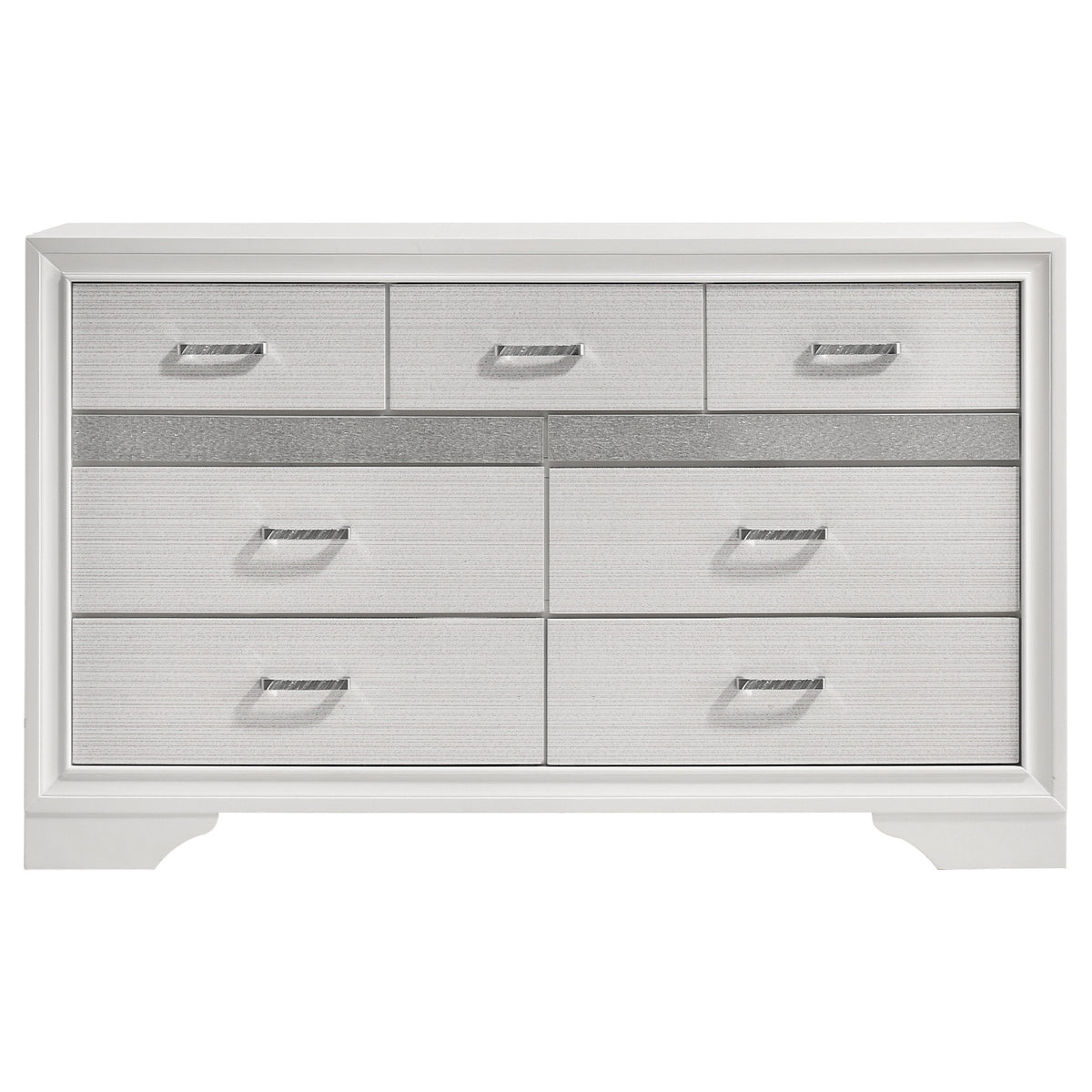 Miranda 9-drawer Dresser - White, Without Mirror
