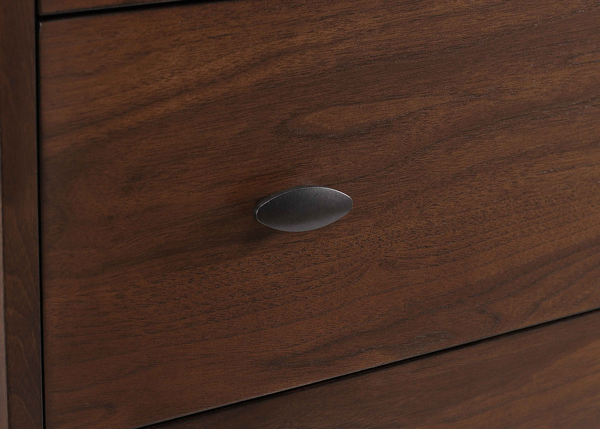 Robyn 5-piece Bedroom Set - Eastern King, Dark Walnut