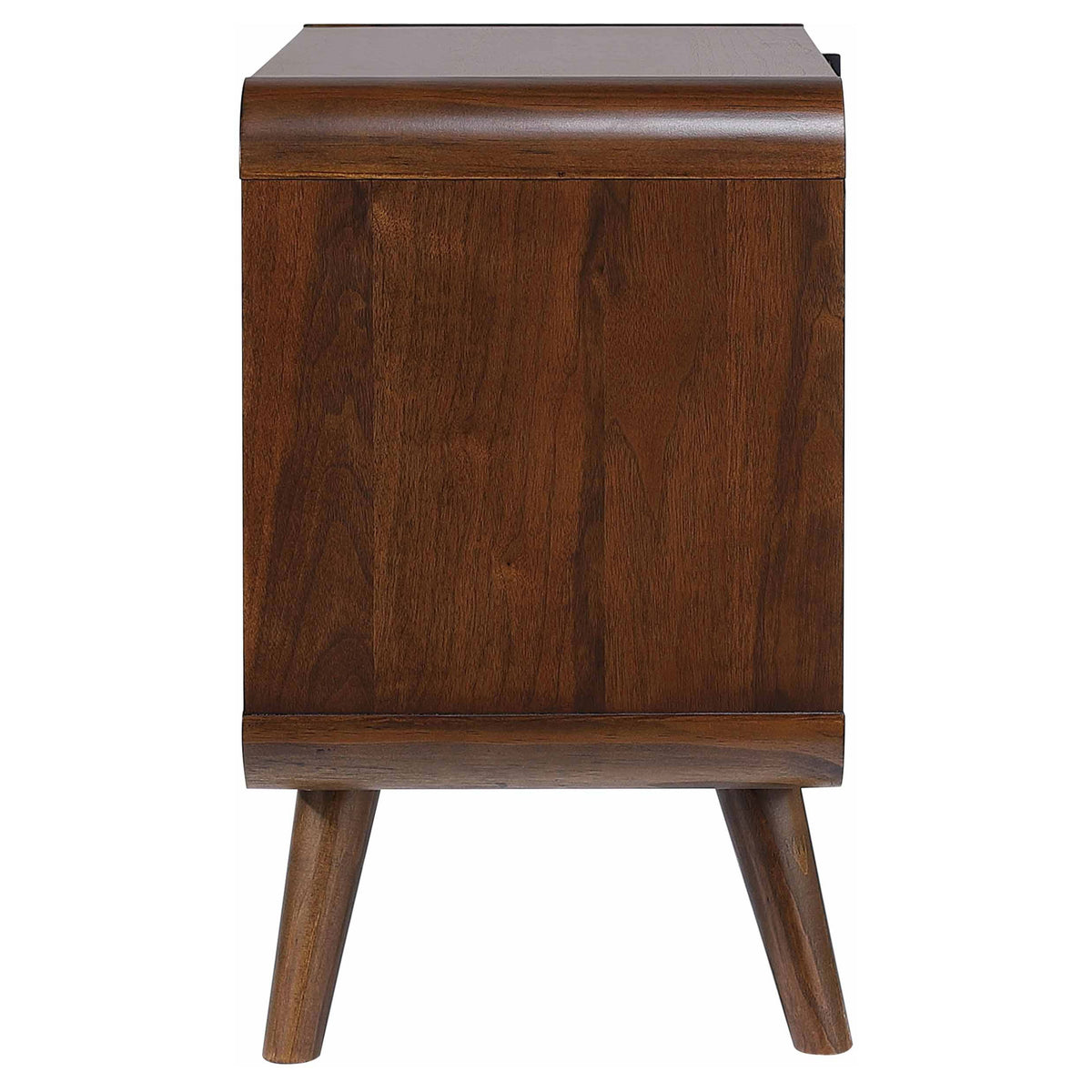 Robyn 2-drawer Nightstand Bedside Table - Dark Walnut