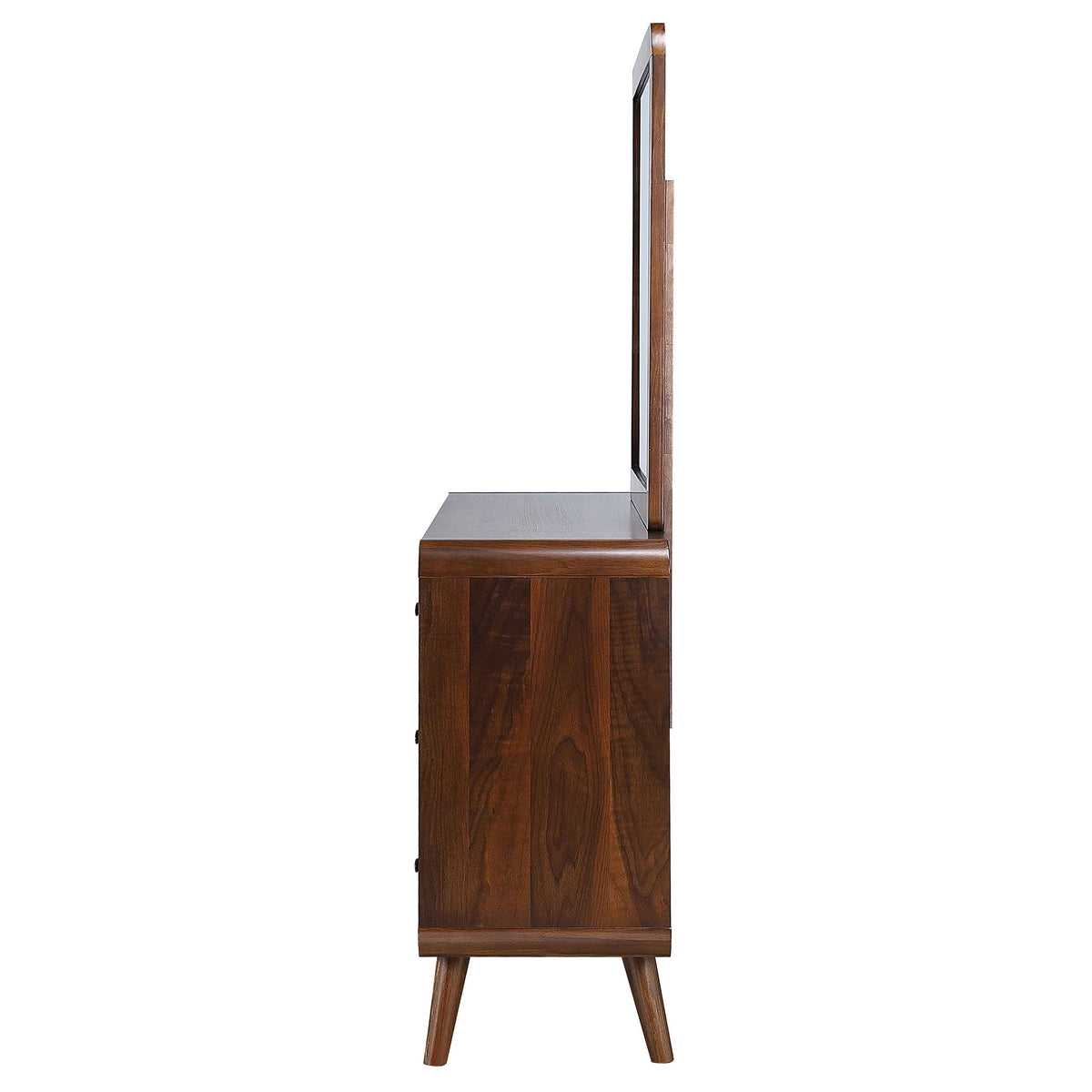 Robyn 6-drawer Dresser - Dark Walnut, With Mirror