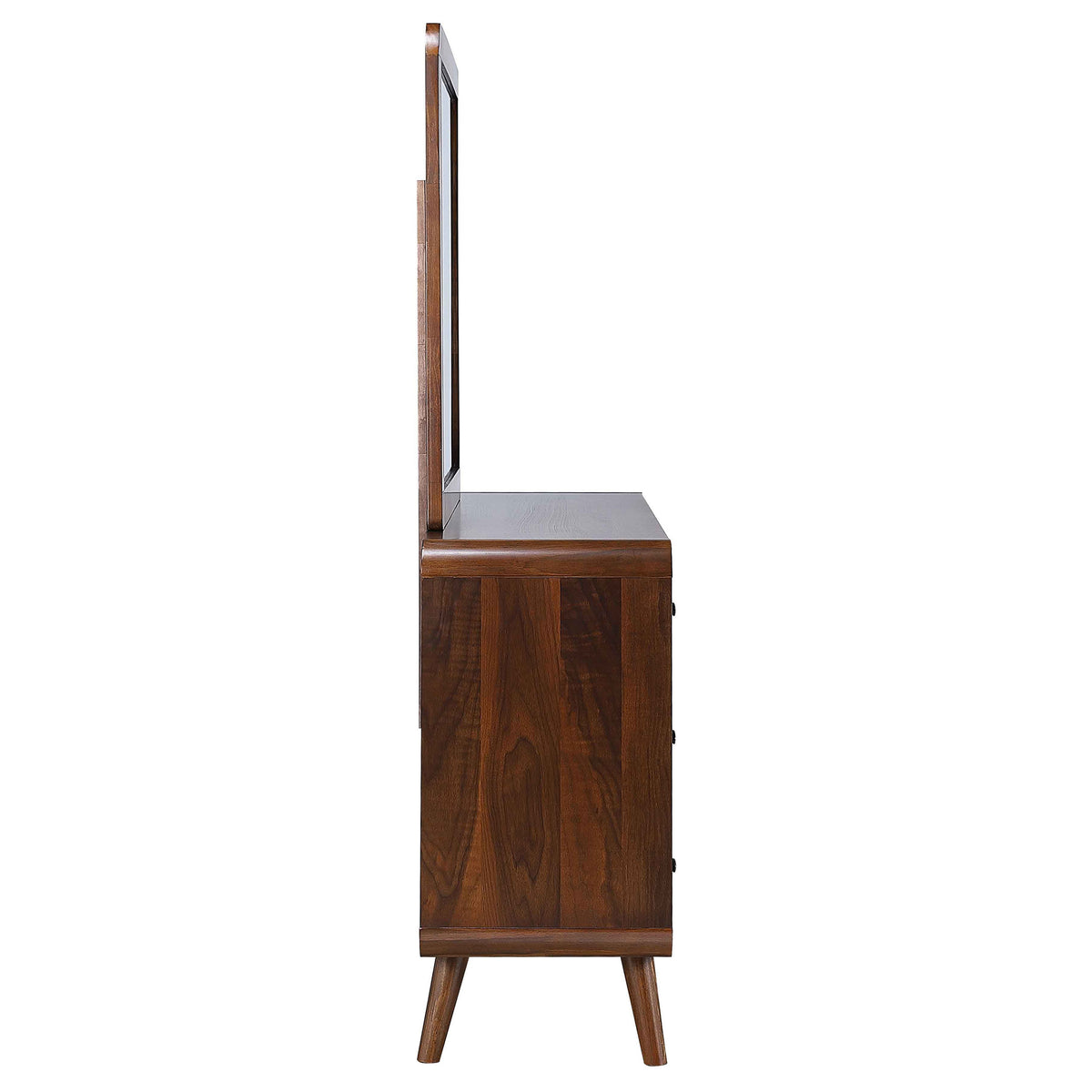 Robyn 6-drawer Dresser - Dark Walnut, With Mirror