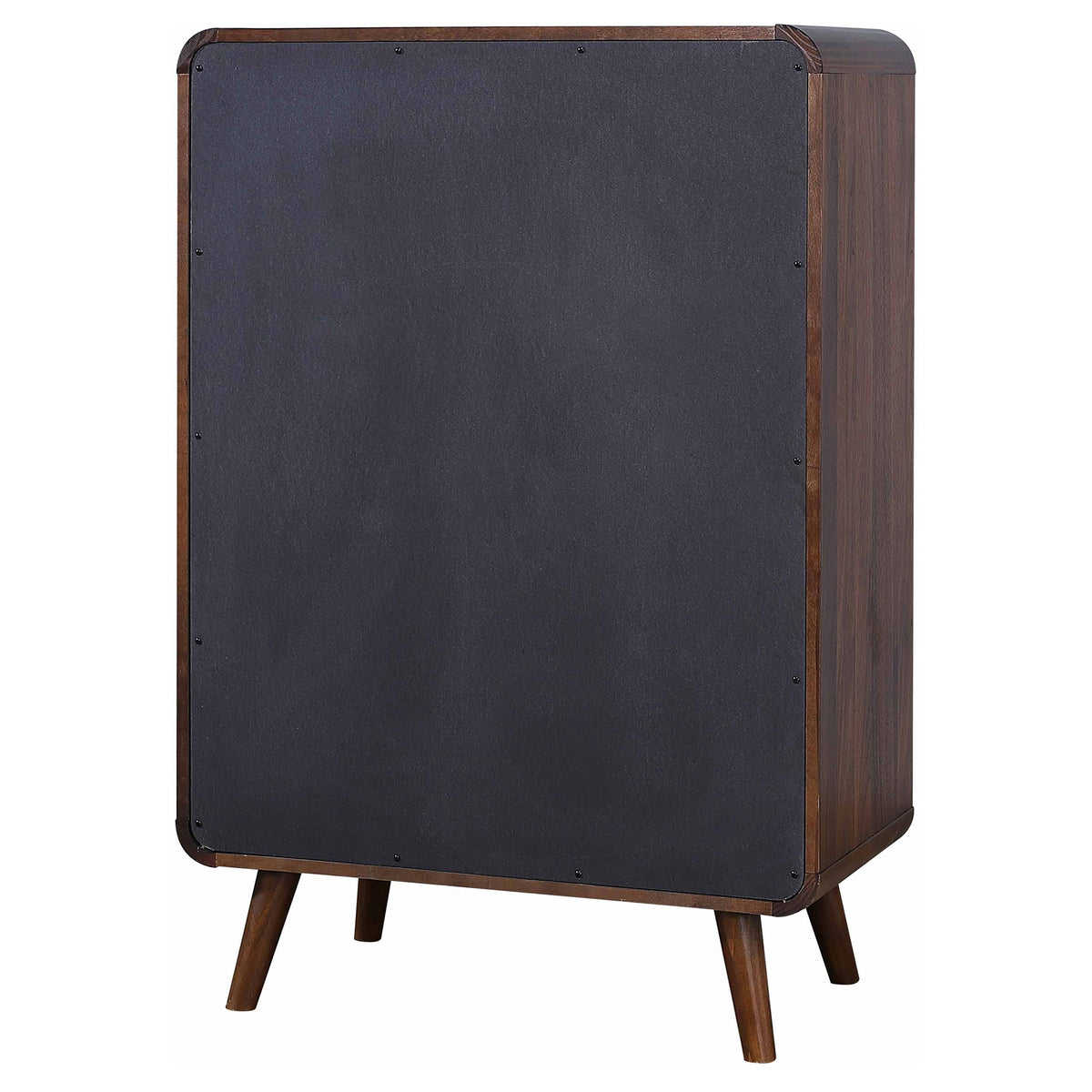 Robyn 5-drawer Bedroom Chest of Drawers - Dark Walnut
