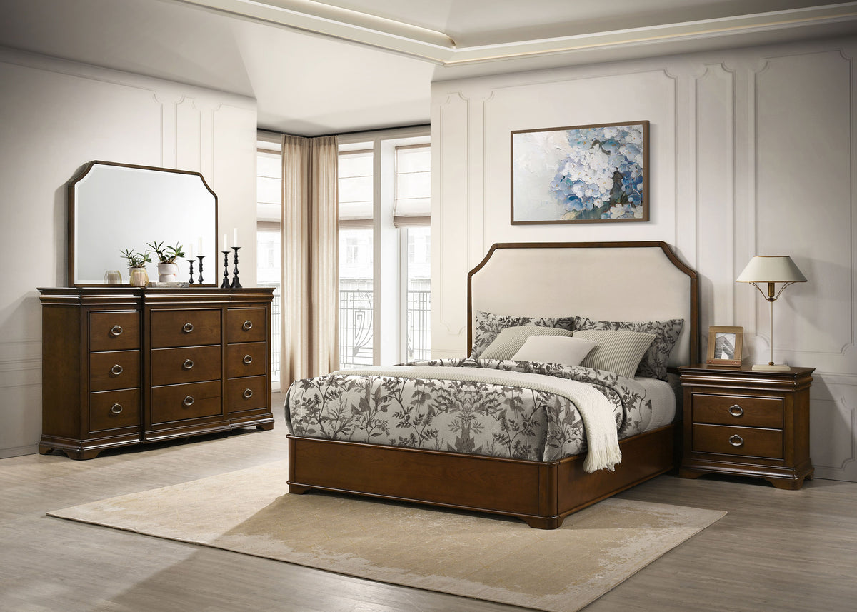 Garland 4-piece Bedroom Set Brown Cherry - Eastern King
