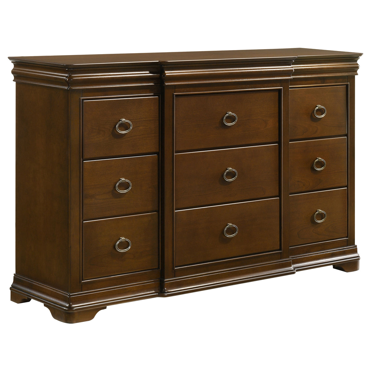 Garland 9-drawer Bedroom Dresser Brown Cherry - Without Mirror