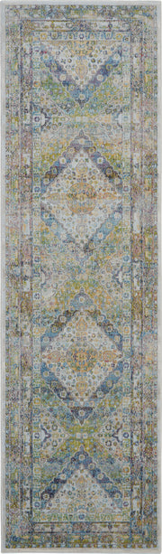 Ankara Global ANR07 Blue Green Rug - Runner