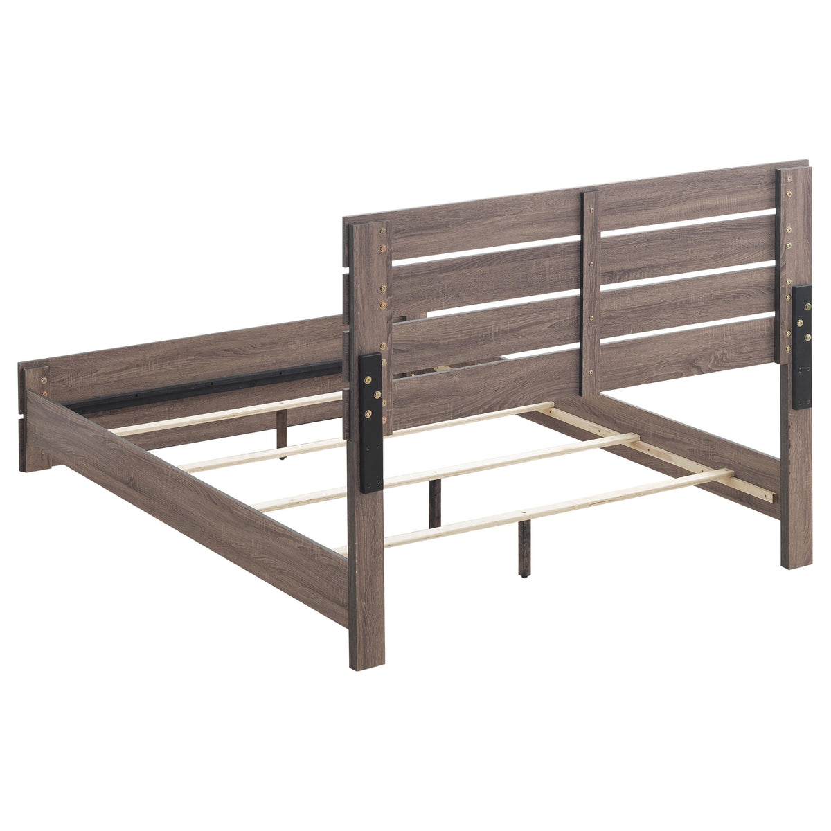 Brantford 4-piece Bedroom Set with Panel Bed - Queen, Barrel Oak