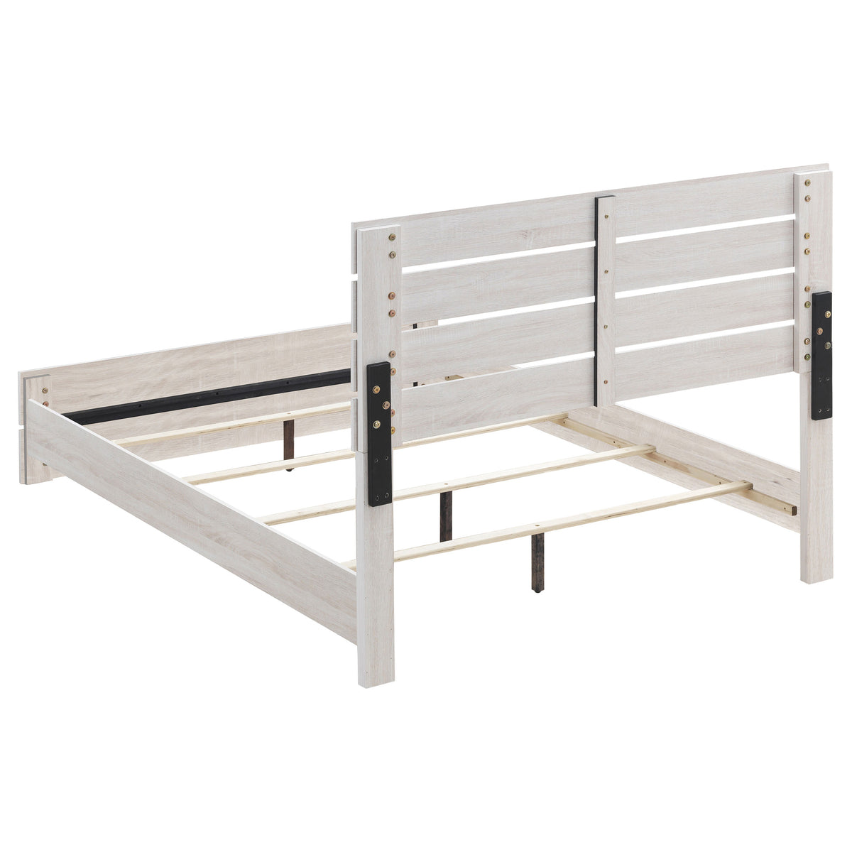 Brantford 4-piece Bedroom Set with Panel Bed - Queen, Coastal White