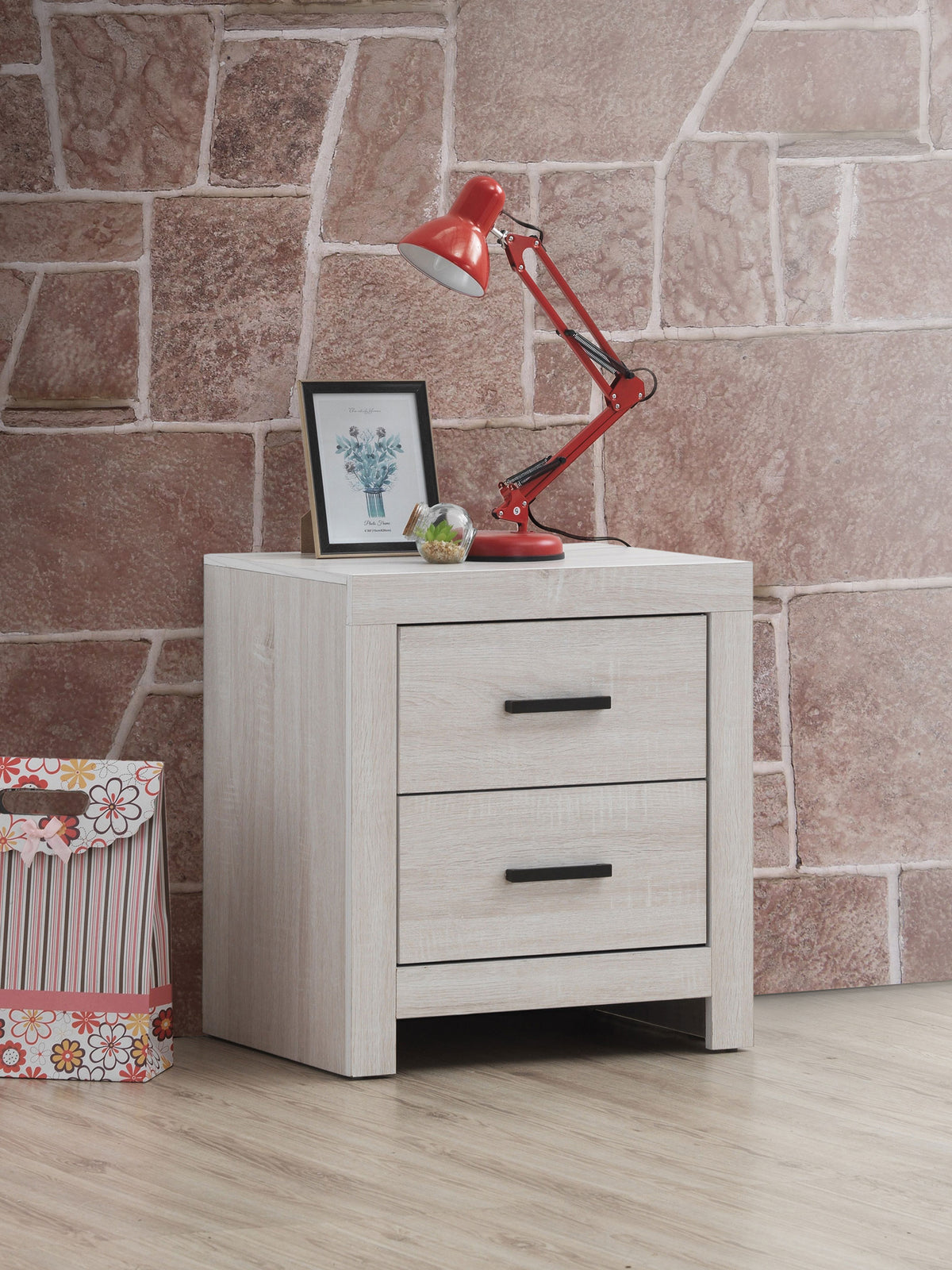 Brantford 2-drawer Nightstand - Coastal White