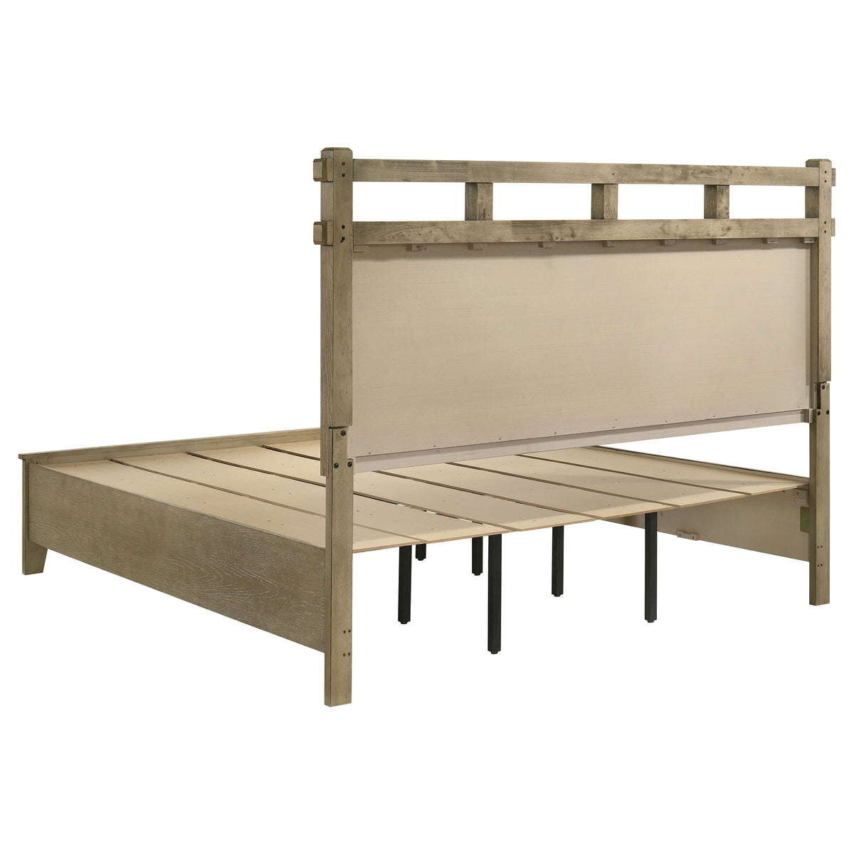 Hazlewood 5-piece Bedroom Set Vineyard Oak with 59-inch Storage Bed - Eastern King