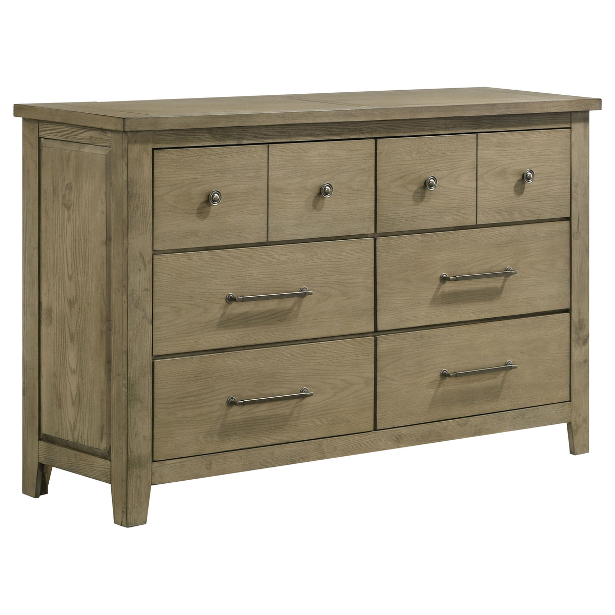 Hazlewood 5-piece Bedroom Set Vineyard Oak with 59-inch Storage Bed - Eastern King