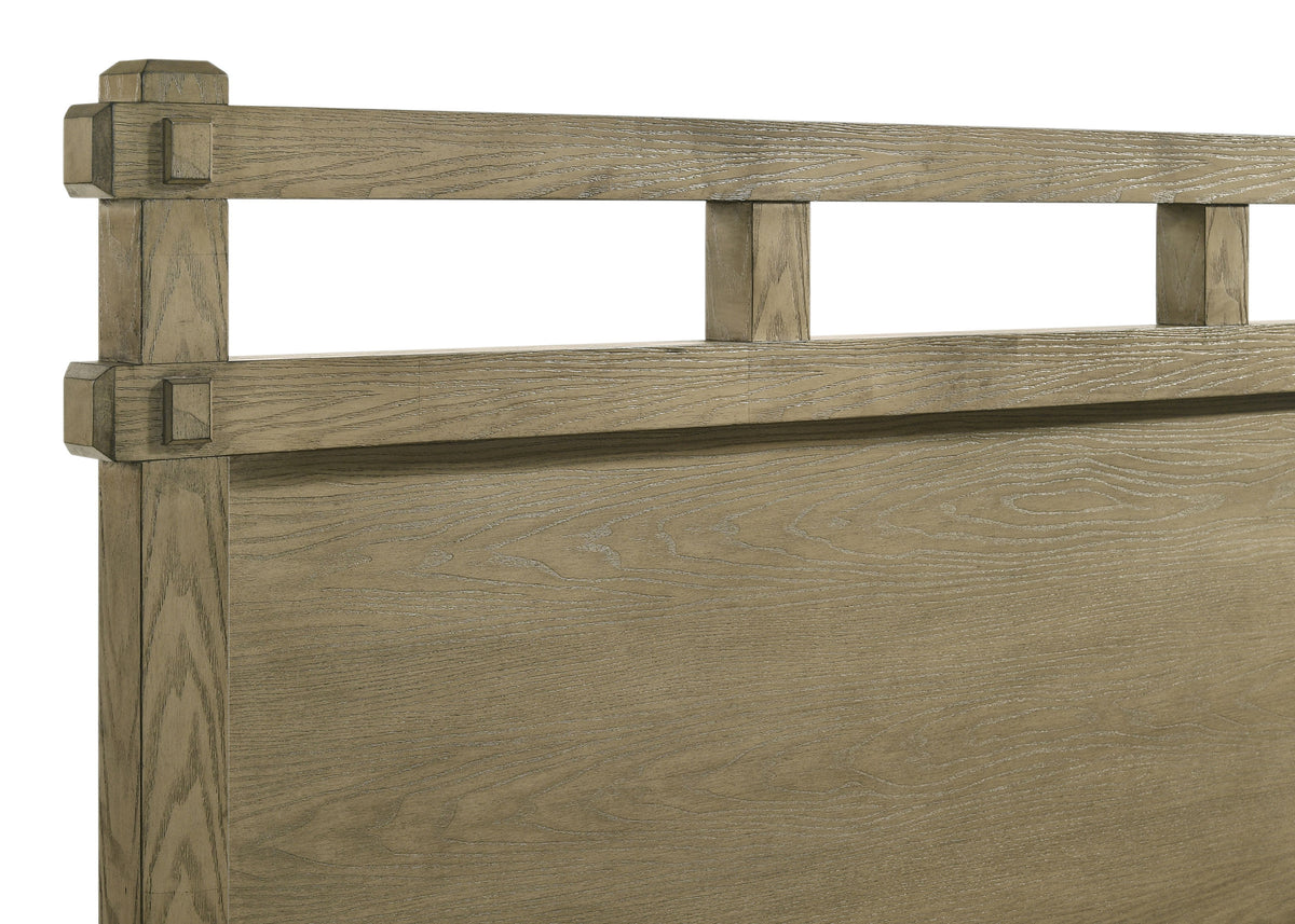 Hazlewood 5-piece Bedroom Set Vineyard Oak with 59-inch Storage Bed - Queen