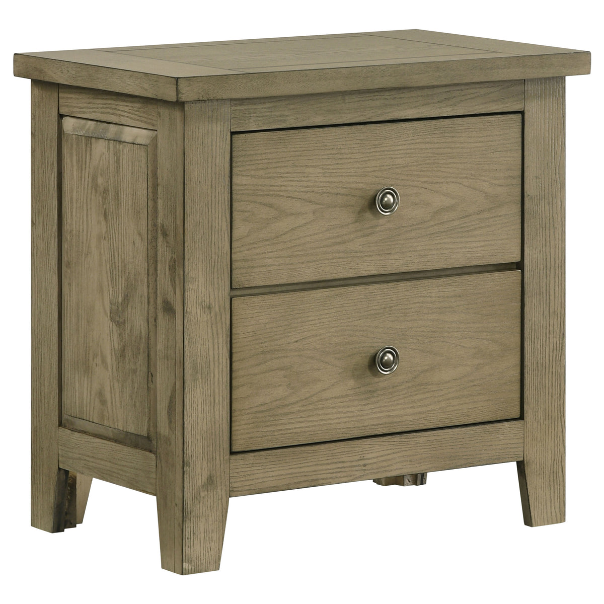Hazlewood 4-piece Bedroom Set Vineyard Oak with 61-inch Panel Bed - Eastern King