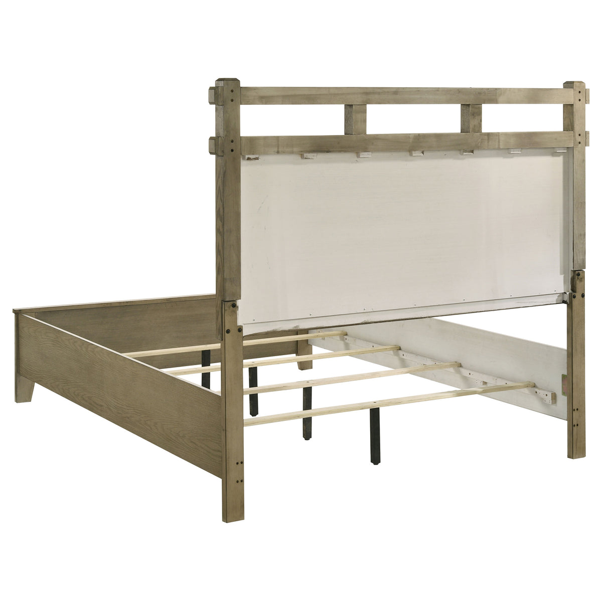 Hazlewood 4-piece Bedroom Set Vineyard Oak with 61-inch Panel Bed - Queen
