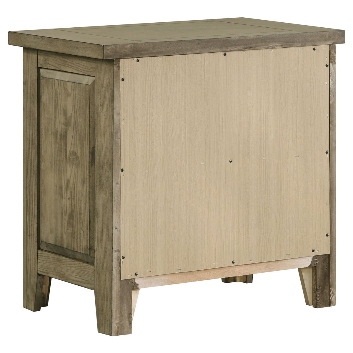 Hazlewood 4-piece Bedroom Set Vineyard Oak with 61-inch Panel Bed - Queen