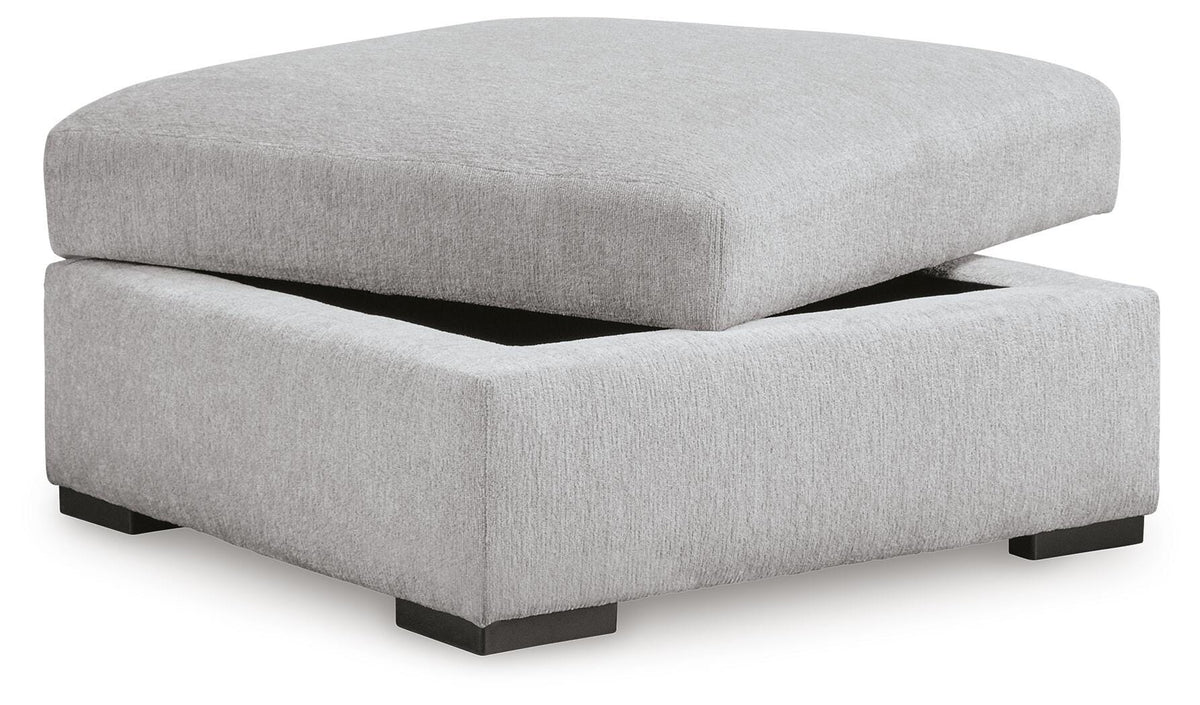 Gabyleigh Ottoman With Storage Next-Gen Nuvella™ Performance Fabric