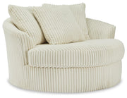 Lindyn Oversized Swivel Accent Chair Velvet