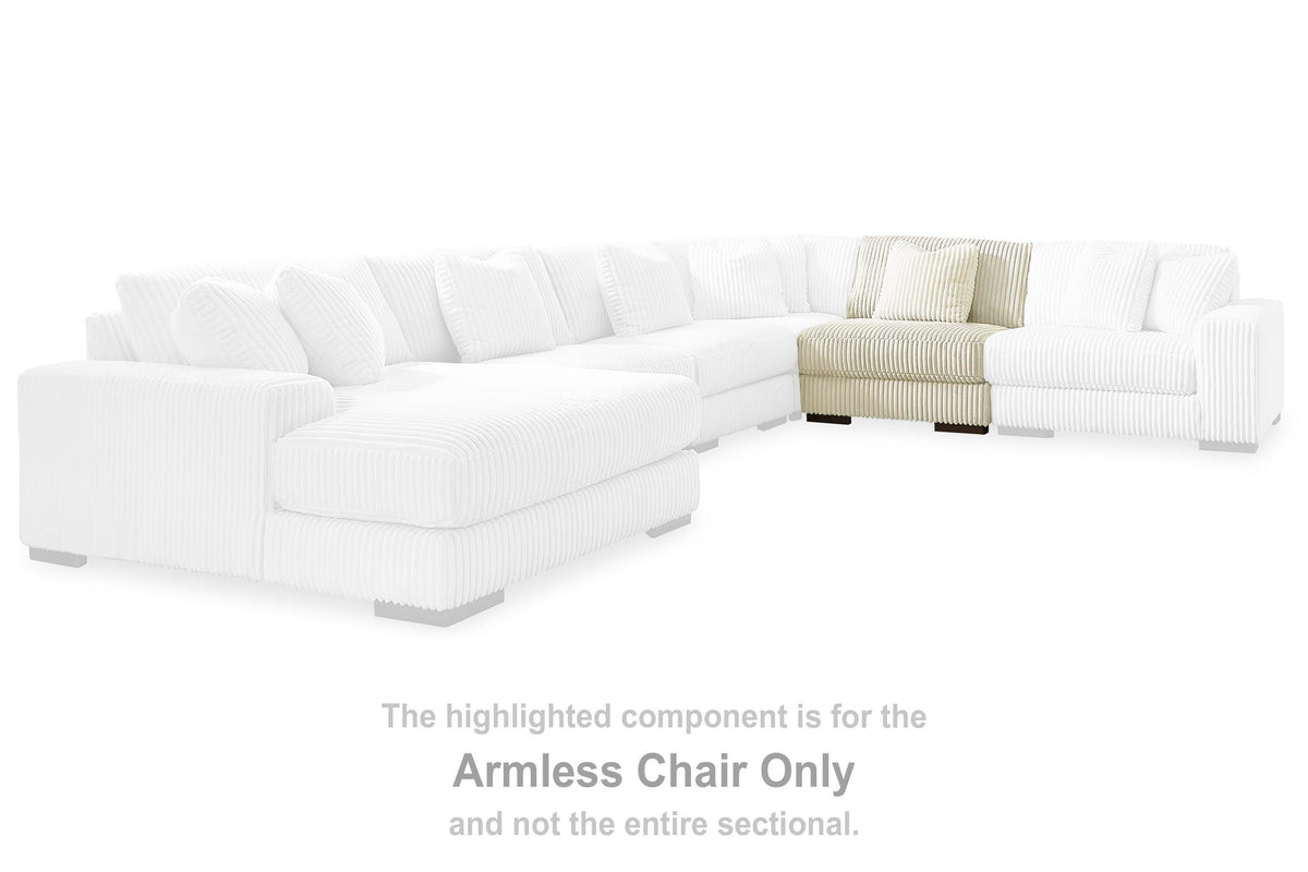 Lindyn Armless Chair Velvet