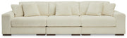 Lindyn 3-Piece Sectional Sofa Velvet