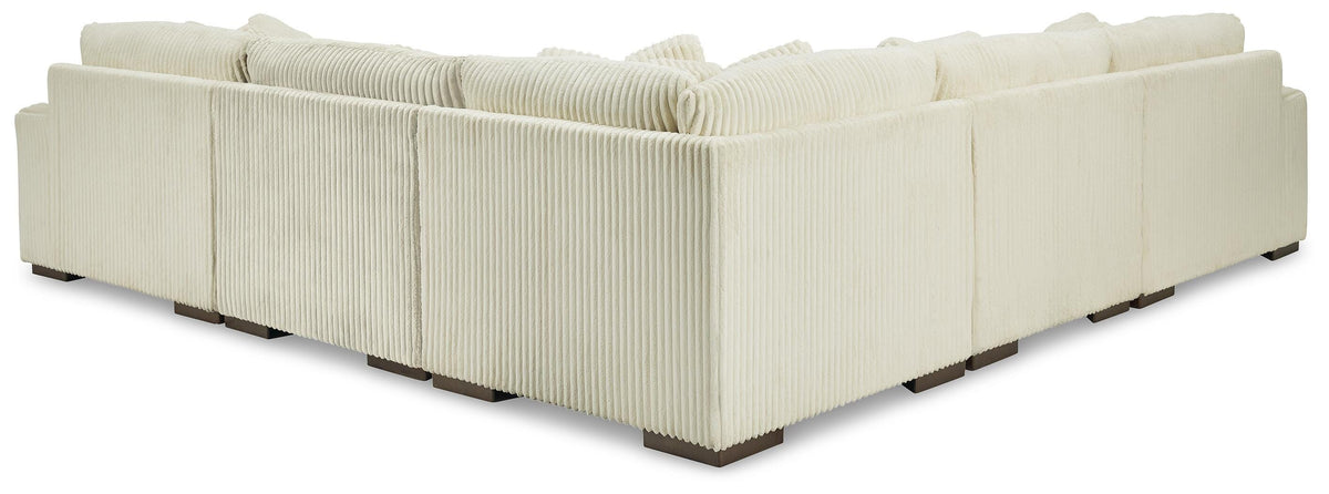 Lindyn 5-Piece Sectional Velvet