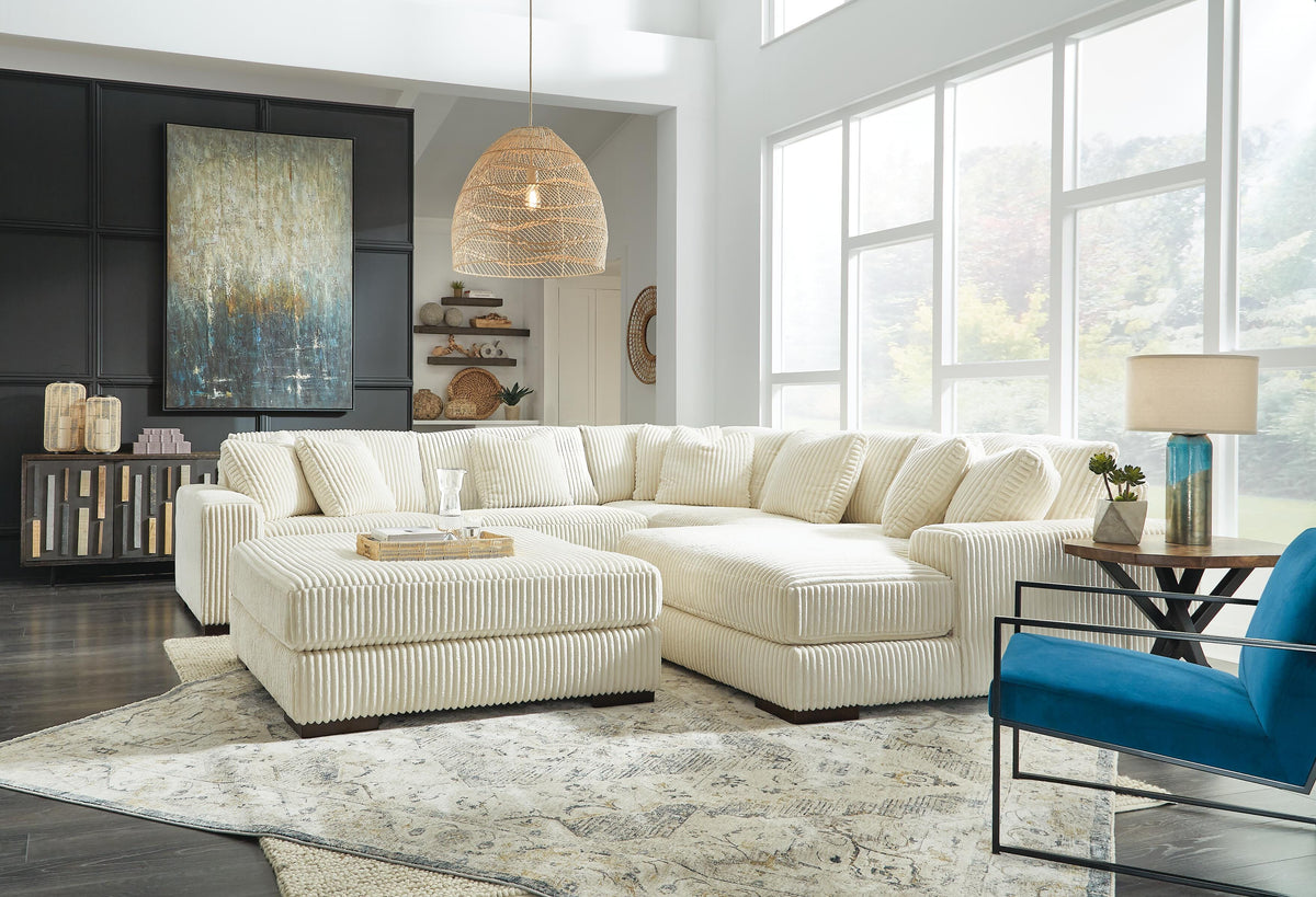 Lindyn 5-Piece Sectional with Ottoman
