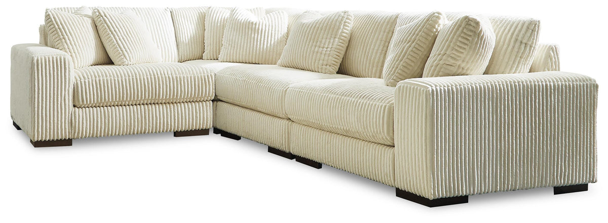 Lindyn 4-Piece Sectional Velvet