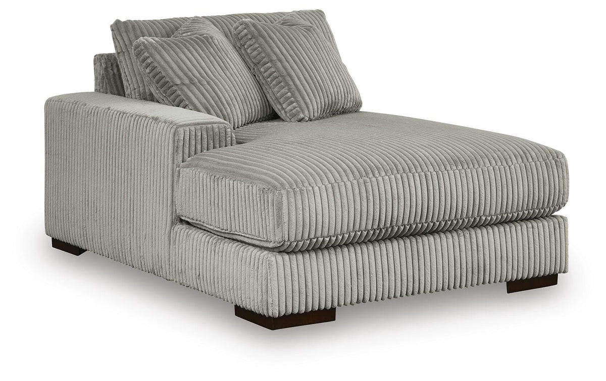 Lindyn 3-Piece Sectional with Double Chaise Velvet