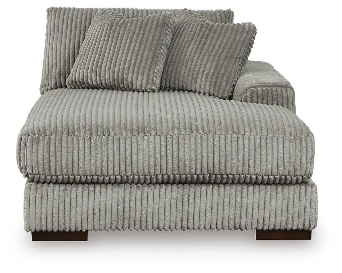 Lindyn 4-Piece Sectional with Chaise and Oversized Accent Ottoman