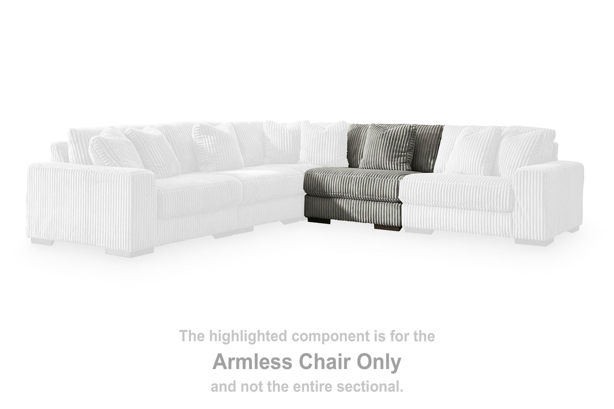 Lindyn Armless Chair Velvet