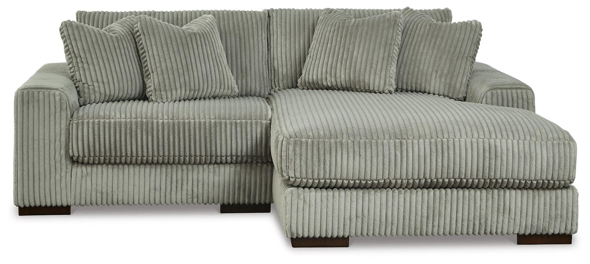 Lindyn 2-Piece Sectional with Chaise Velvet