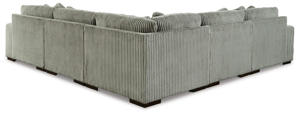 Lindyn 5-Piece Sectional Velvet
