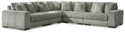Lindyn 5-Piece Sectional Velvet
