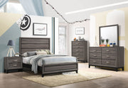 Watson Five-piece Bedroom Set Grey Oak - Full