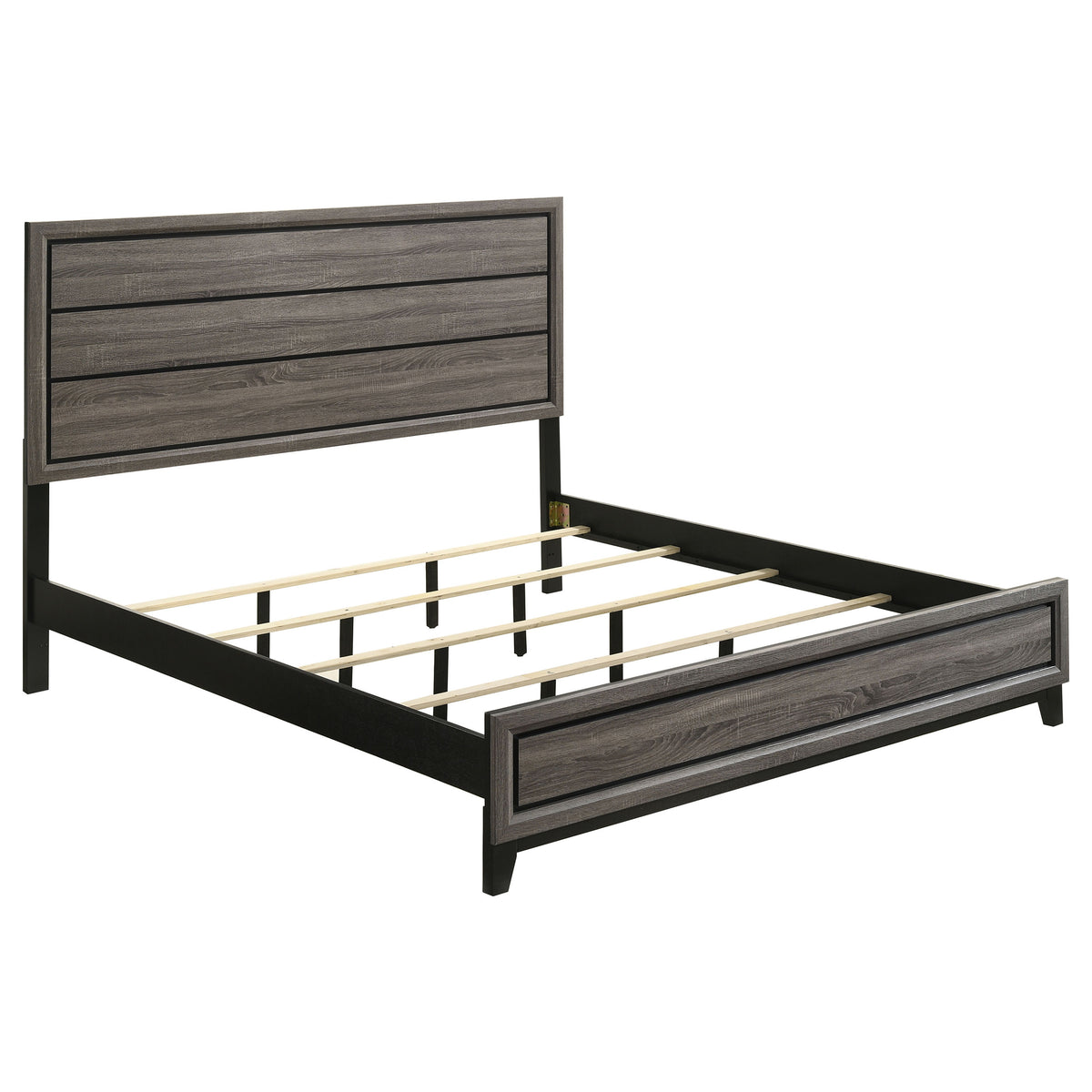 Watson Five-piece Bedroom Set Grey Oak - Eastern King