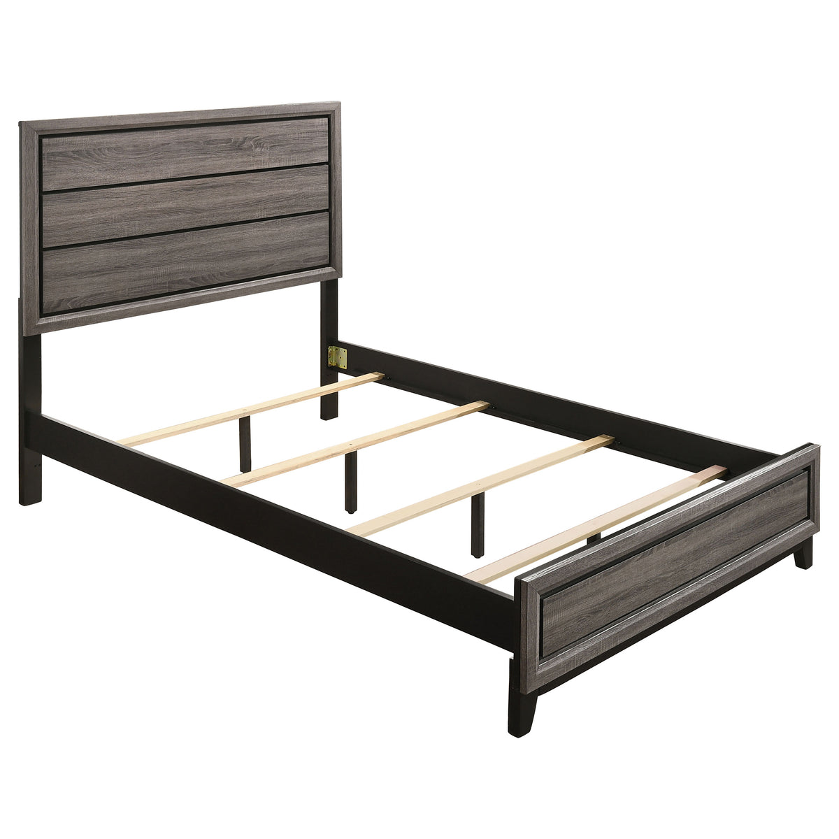 Watson Five-piece Bedroom Set Grey Oak - Queen