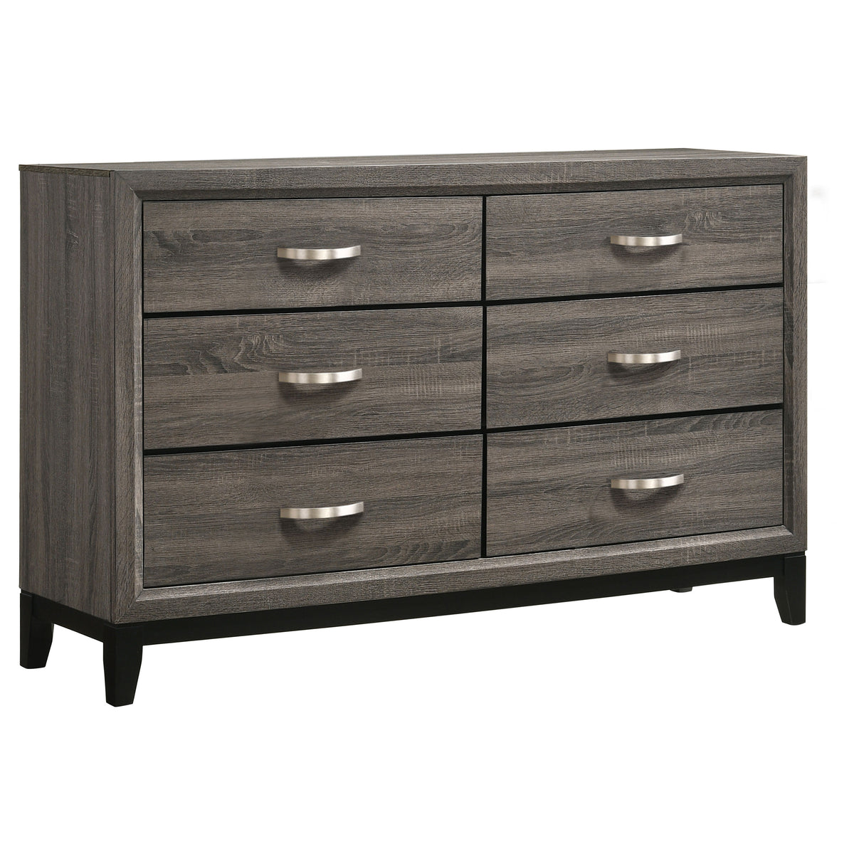 Watson 6-drawer Dresser Grey Oak - Without Mirror