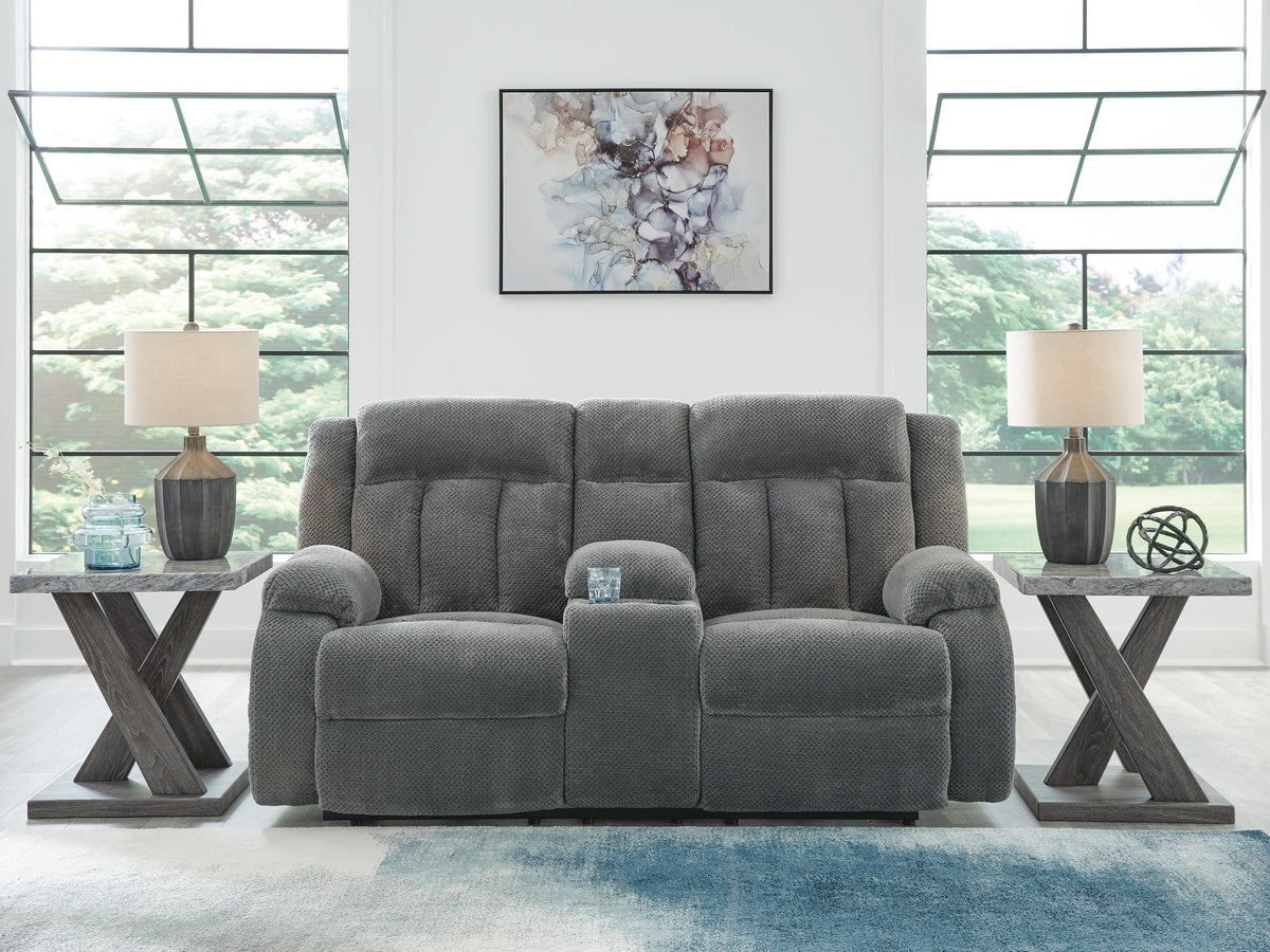 Observation DBL REC PWR Loveseat w/Console Velvet
