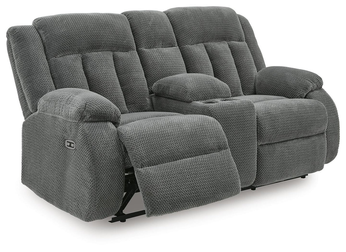Observation DBL REC PWR Loveseat w/Console Velvet