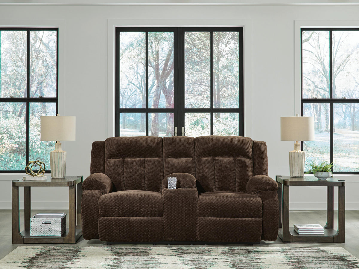 Observation DBL REC PWR Loveseat w/Console Velvet
