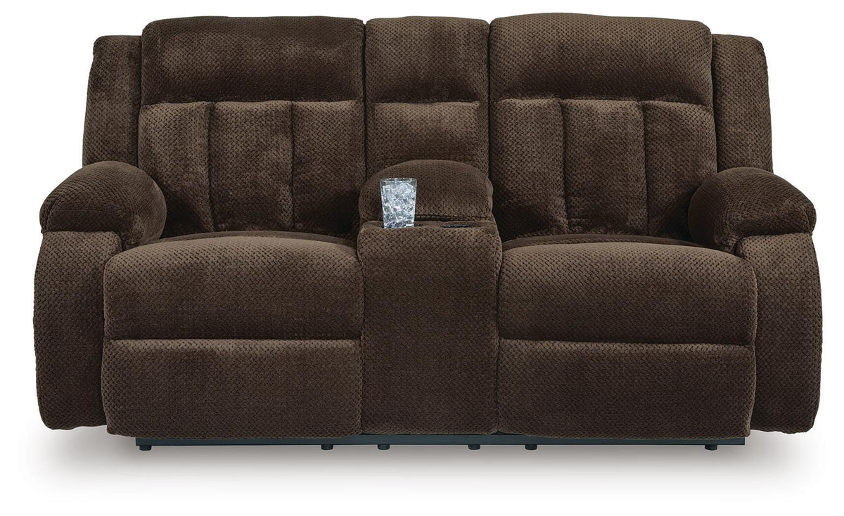 Observation DBL REC PWR Loveseat w/Console Velvet