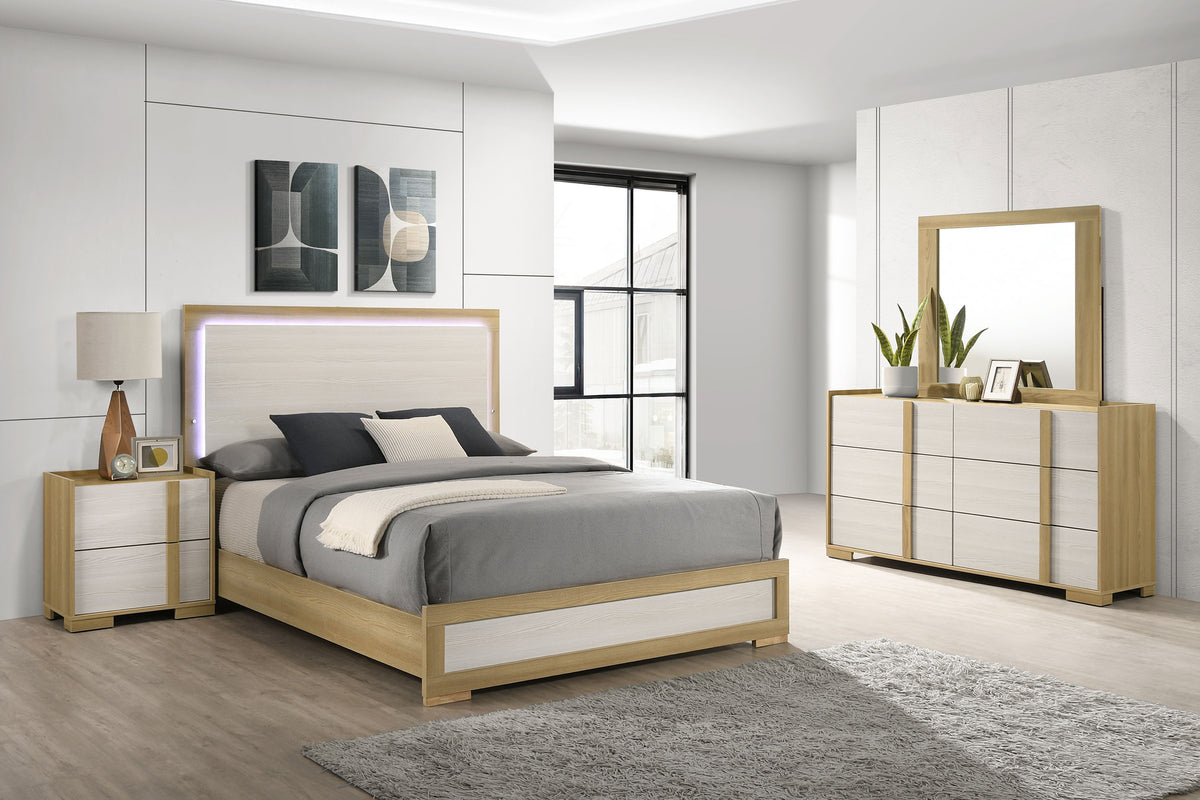 Hyland 4-piece Bedroom Set Natural - Eastern King
