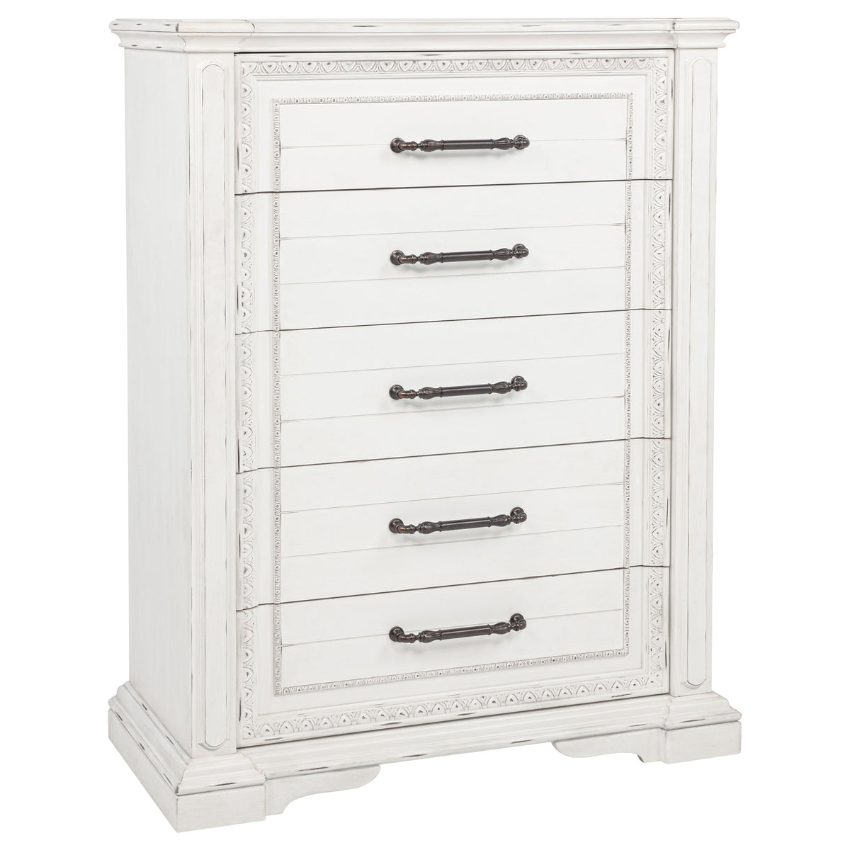 McKinney 5-piece Bedroom Set Vintage White - California King