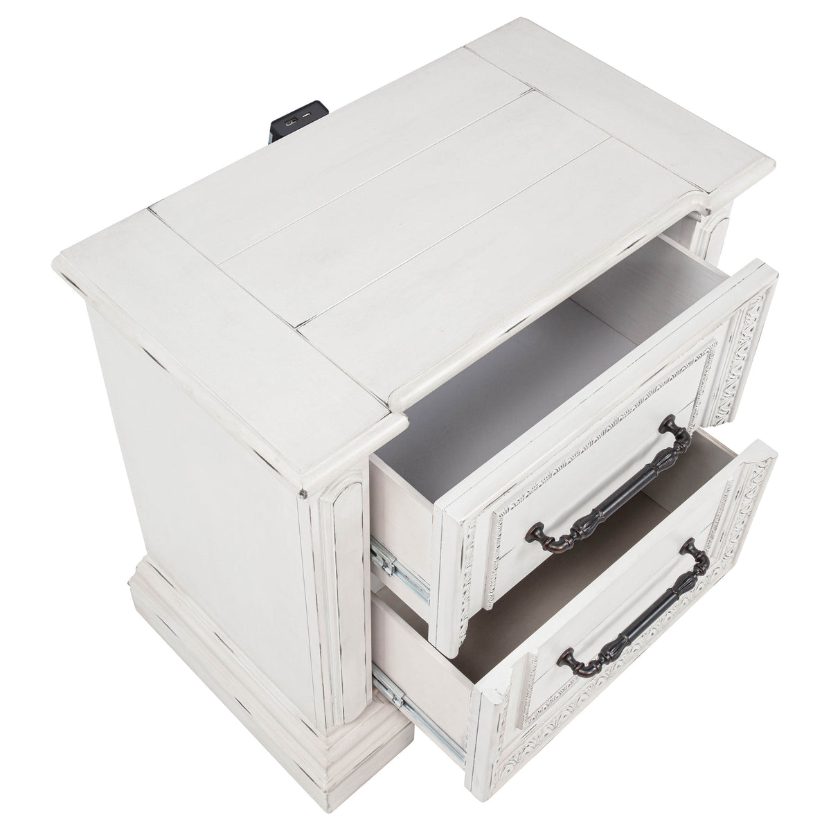 McKinney 4-piece Bedroom Set Vintage White - Queen