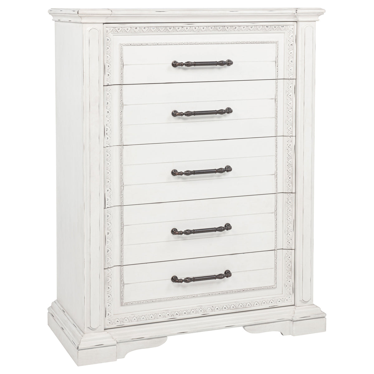 McKinney 5-piece Bedroom Set Vintage White - Queen