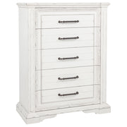 McKinney 5-drawer Bedroom Chest of Drawers Vintage White