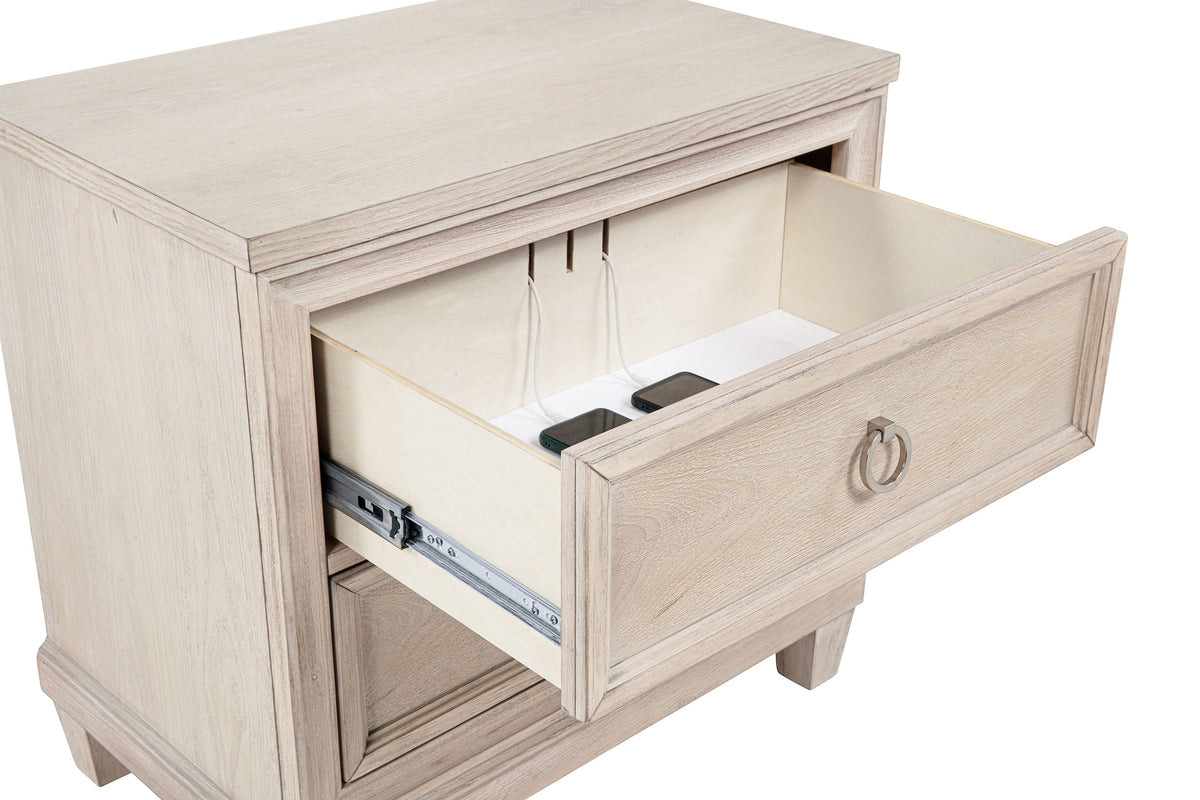 Pembroke 4-piece Bedroom Set Washed Oak - Queen
